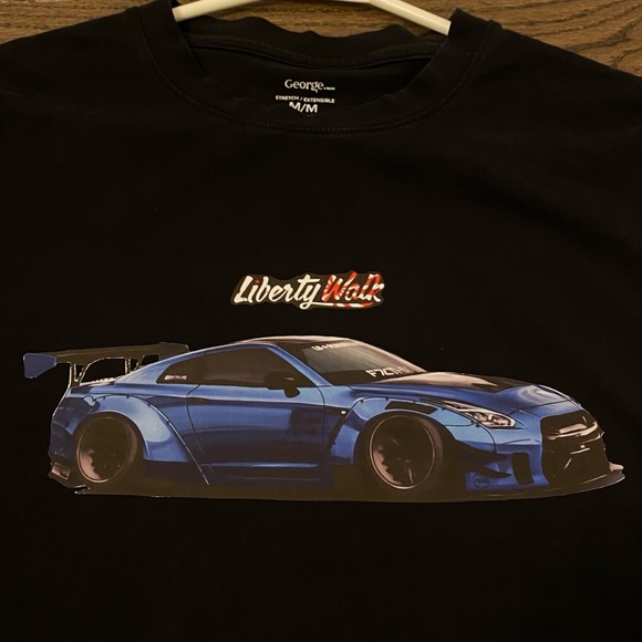 Liberty Walk GTR Black Tee - Picture 2 of 2